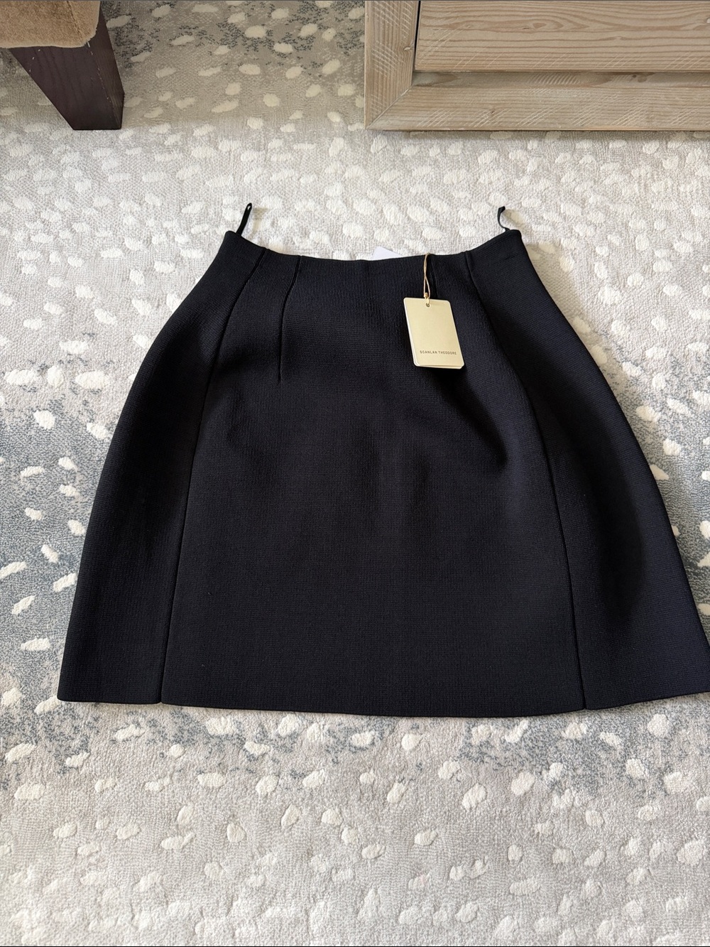 Scanlan Theodore Black A-Line Skirt